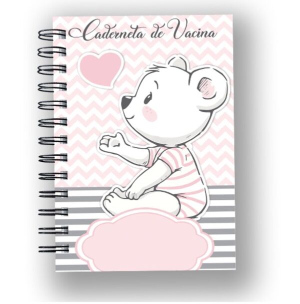 Caderneta de Vacina Ursa Rosa - Arquivo Digital