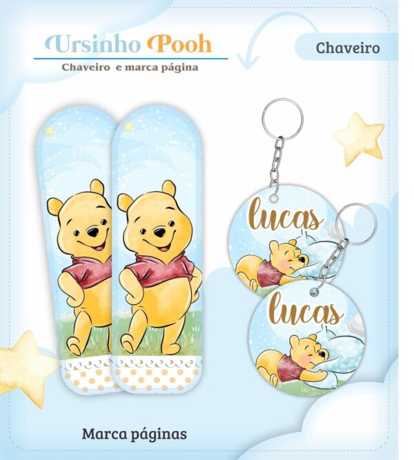 Caderneta de Vacina Ursinho Pooh Menino - Arquivo Digital - Imagem 3