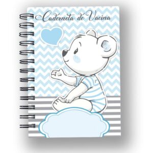 caderneta de vacina urso azul arquivo digital urso azul