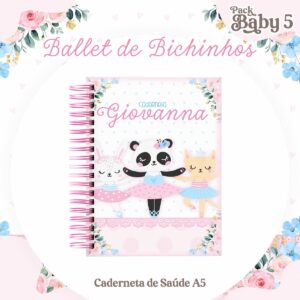 Caderneta de Vacinação Ballet de Bichinhos - Arquivo Digital