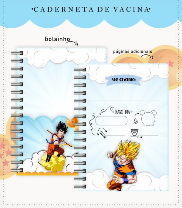 Caderneta De Vacinação Goku - Arquivo Digital