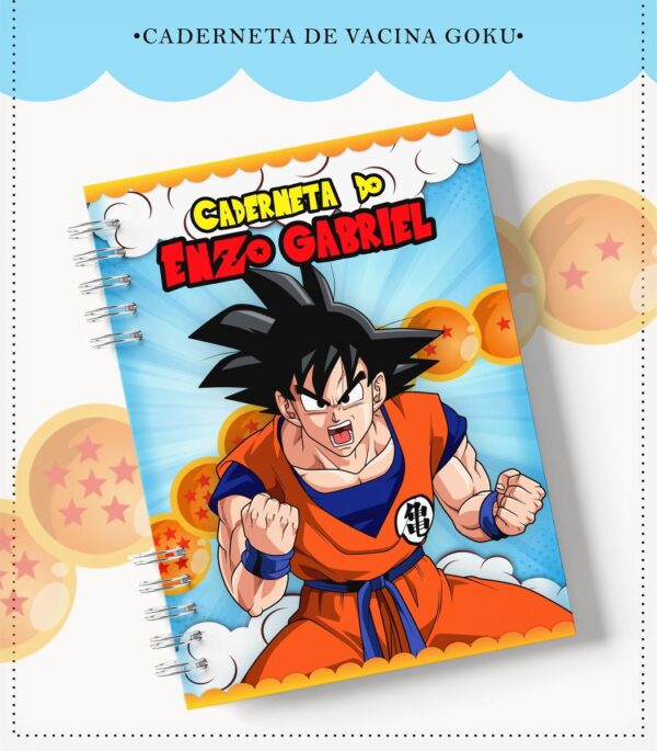 Caderneta De Vacinação Goku - Arquivo Digital