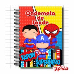 Caderneta de Vacinação Heróis Menino - Arquivo Digital