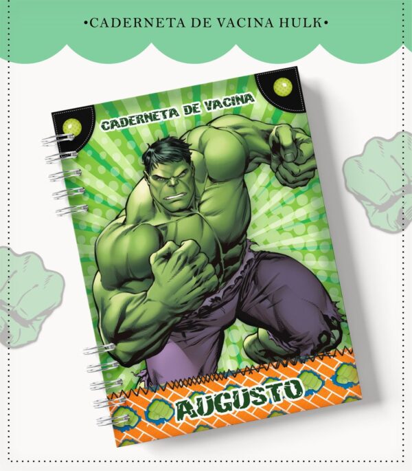 Caderneta De Vacinação Hulk - Arquivo Digital