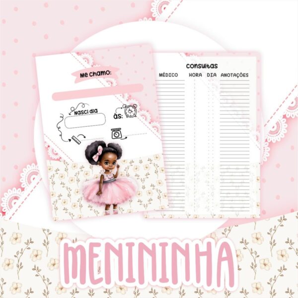 Caderneta de Vacinação Menininha Negra - Arquivo Digital