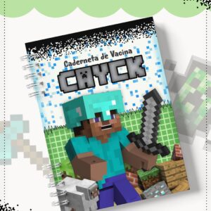 caderneta de vacinacao minecreft arquivo digital caderneta teen