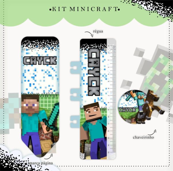 Caderneta De Vacinação Minecreft - Arquivo Digital - Imagem 4