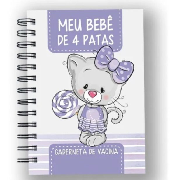 Caderneta Vacina e Registros Momentos - Cat Fêmea 3
