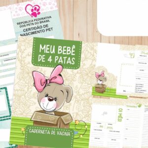 caderneta vacina e registros momentos dog femea 4 acompanhamento pet 1