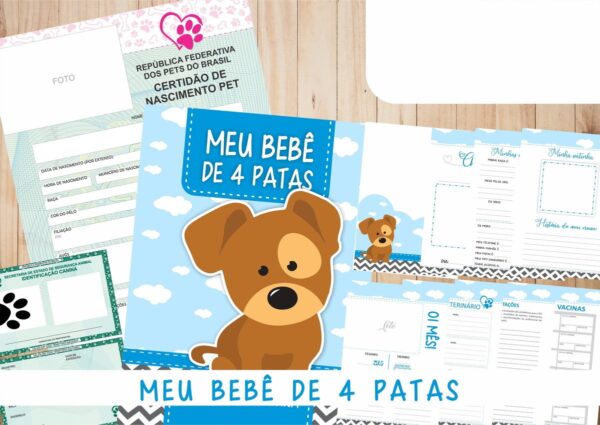 Caderneta Vacina e Registros Momentos - Dog Macho 1 - Imagem 2