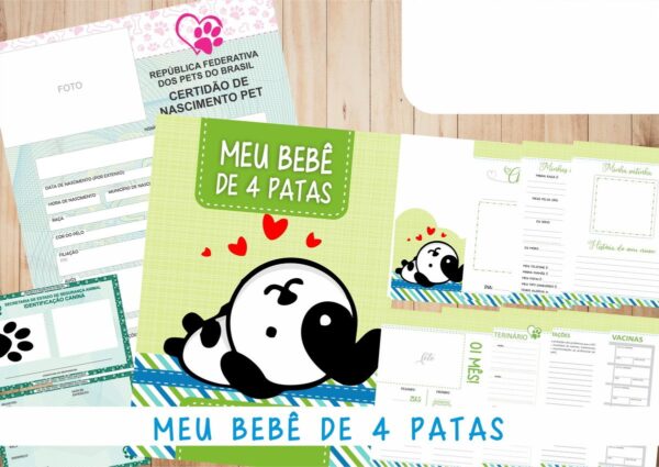Caderneta Vacina e Registros Momentos - Dog Macho 3 - Imagem 2