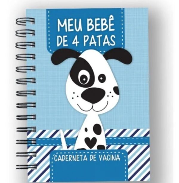 Caderneta Vacina e Registros Momentos - Dog Macho 4