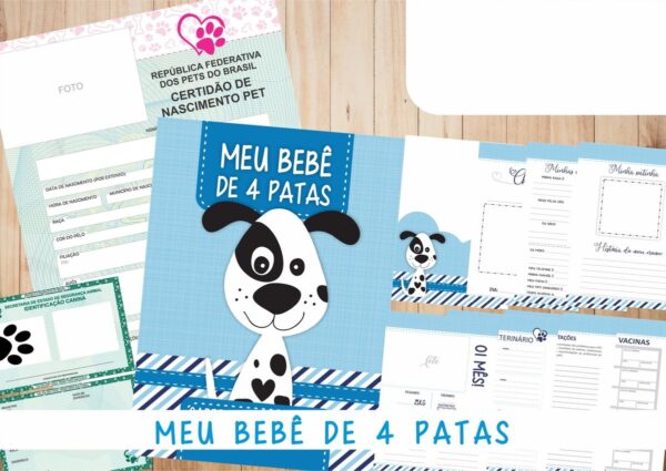 Caderneta Vacina e Registros Momentos - Dog Macho 4 - Imagem 2