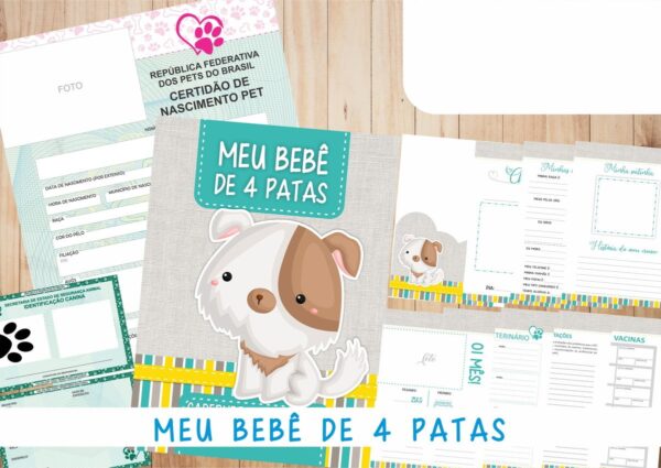 Caderneta Vacina e Registros Momentos - Dog Macho 5 - Imagem 2