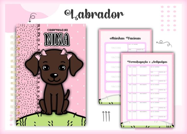 Caderneta Vacina Labrador - Arquivo Digital