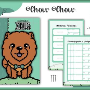 caderneta vacina pet chow chow macho arquivo digital caderneta vacinacao
