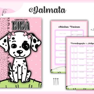 caderneta vacina pet dalmata arquivo digital acompanhamento pet