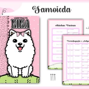 Caderneta Vacina Pet Samoieda - Arquivo Digital