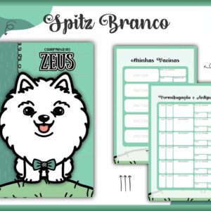 caderneta vacina pet spitz branco macho arquivo digital caderneta vacina pet spitz branco macho arqu