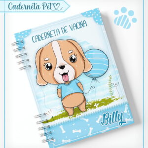 caderneta vacinacao pet cachorrinho arquivo digital coletiva