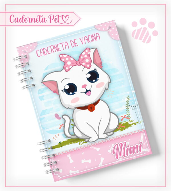 Caderneta Vacinação Pet Gatinha - Arquivo Digital