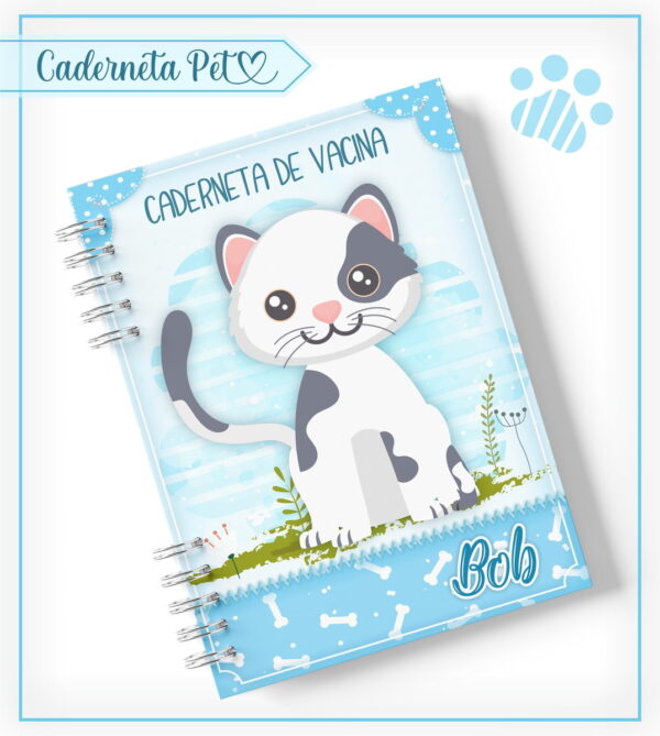 Caderneta Vacinação Pet Gatinho - Arquivo Digital