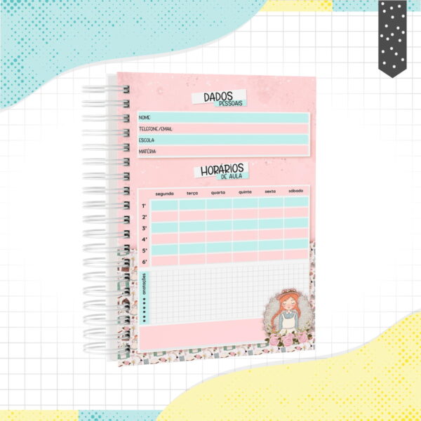 Caderno A5 Anne - Arquivo Digital - Imagem 2