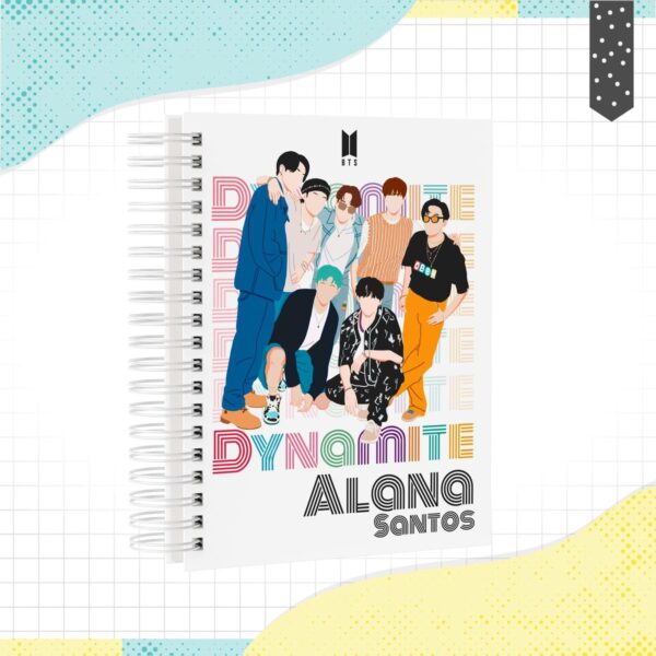 Caderno A5 BTS - Arquivo Digital
