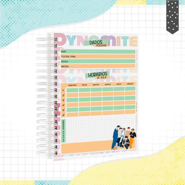Caderno A5 BTS - Arquivo Digital - Imagem 2