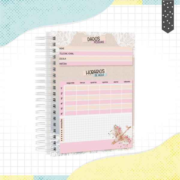 Caderno A5 Cisne - Arquivo Digital - Imagem 2