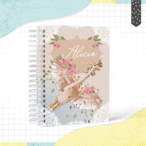 caderno a5 cisne arquivo digital papel e cia