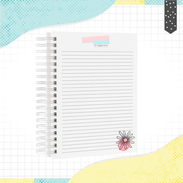 Caderno A5 Floral - Arquivo Digital - Imagem 3