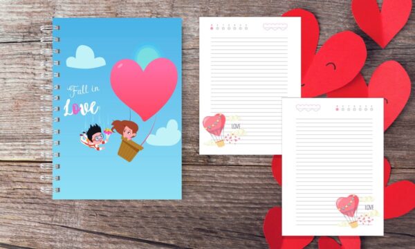 Caderno A5 Love - Arquivo Digital