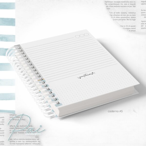Caderno A5 Pai - Arquivo Digital