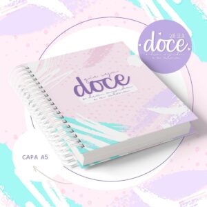 Caderno A5 Seja Doce - Arquivo Digital