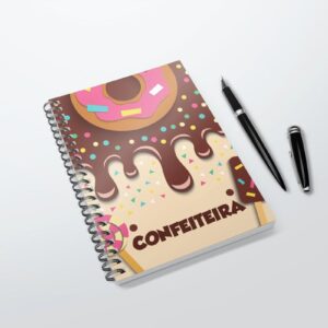 Caderno Agenda Confeiteira - Arquivo Digital