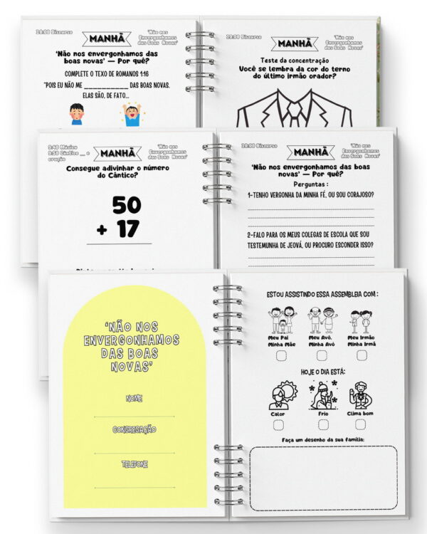 Caderno Atividades Assembleia Infantil - Arquivo Digital - Imagem 3