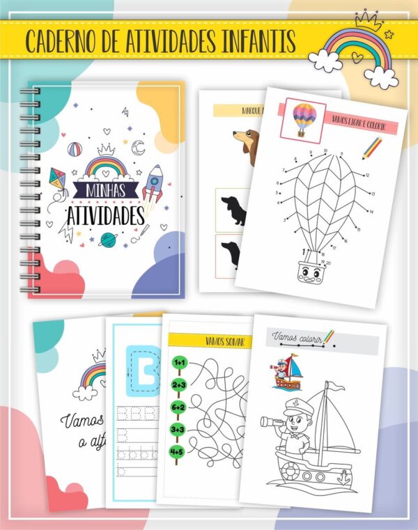 Caderno Atividades Kids - Arquivo Digital