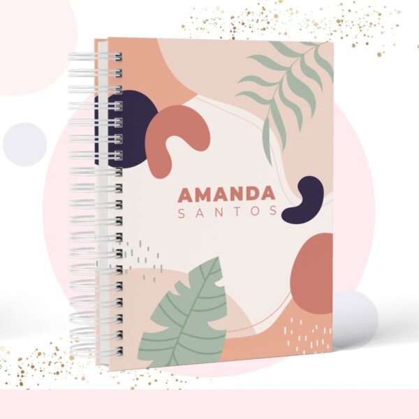 Caderno Capa Geométrica - Modelo 10 - Arquivo Digital