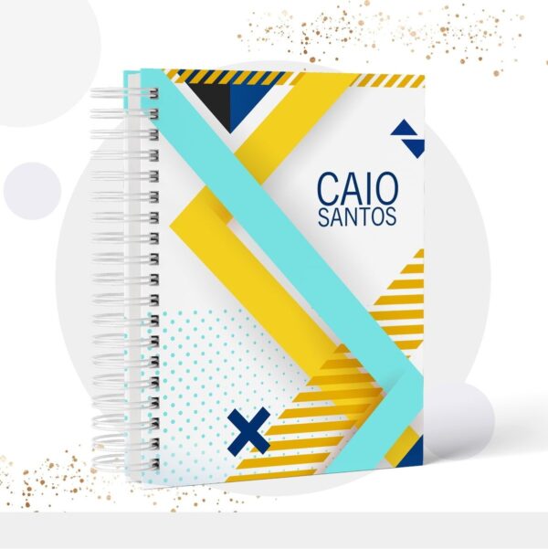 Caderno Capa Masculina - Modelo 4 - Arquivo Digital