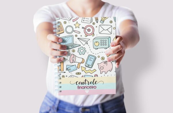 Caderno Controle Financeiro Feminino 01 - Arquivo Digital - Imagem 3