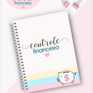 caderno controle financeiro feminino 02 arquivo digital personalizacao