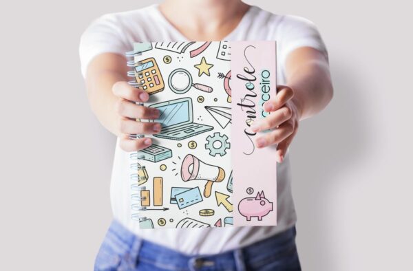 Caderno Controle Financeiro Feminino 03 - Arquivo Digital