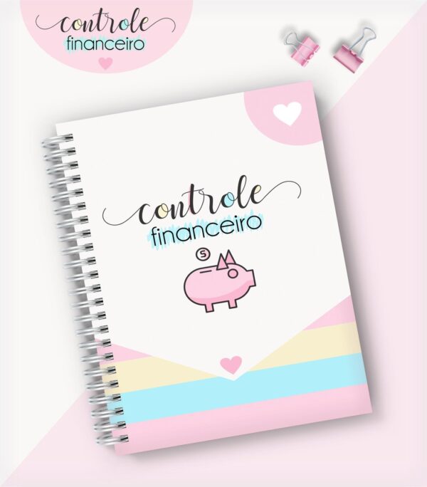 Caderno Controle Financeiro Feminino 04 - Arquivo Digital