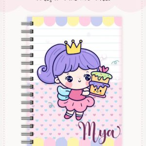 caderno cute menina 10 arquivo digital scrapbook