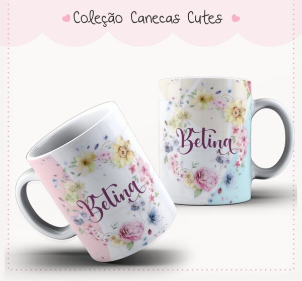 Caderno Cute Menina 12 - Arquivo Digital - Imagem 2