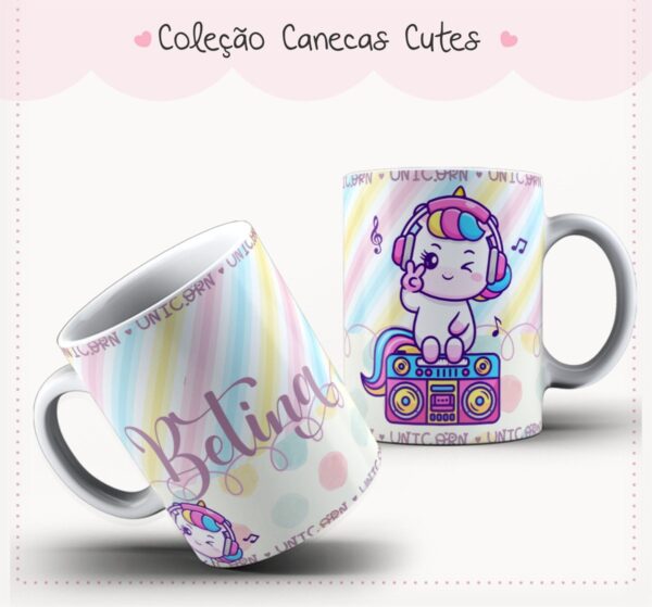 Caderno Cute Menina 5 - Arquivo Digital - Imagem 2