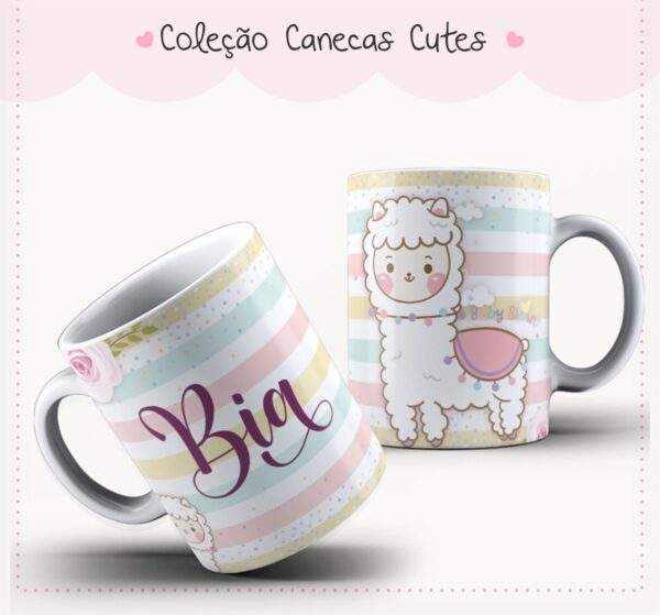 Caderno Cute Menina 8 - Arquivo Digital - Imagem 2