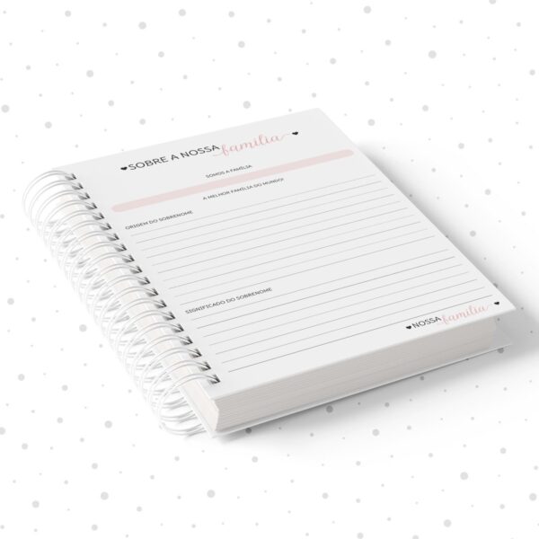 Caderno de Memórias Afetivas Rosa - Arquivo Digital - Imagem 3