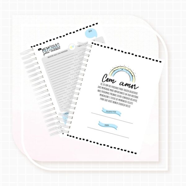 CADERNO DE MEMÓRIAS MENINO - ARQUIVO DIGITAL - Imagem 2